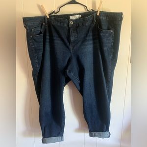 Torrid size 30 xs (extra short) cuffed jeans. Very cute worn once. Look new!